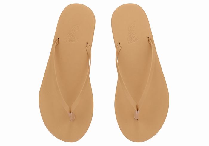 Japonki Damskie Ancient Greek Sandals Saionara Beżowe | PXY931NE