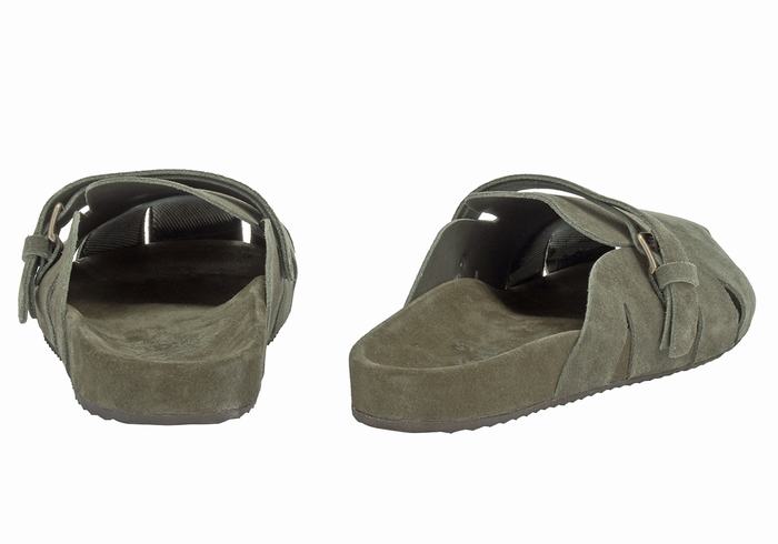 Kapcie Męskie Ancient Greek Sandals Atlas Ciemny Zielone | WBR621IA