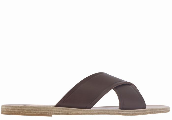Sandały Do Wsuwania Damskie Ancient Greek Sandals Thais Kawa | YVR8447FY