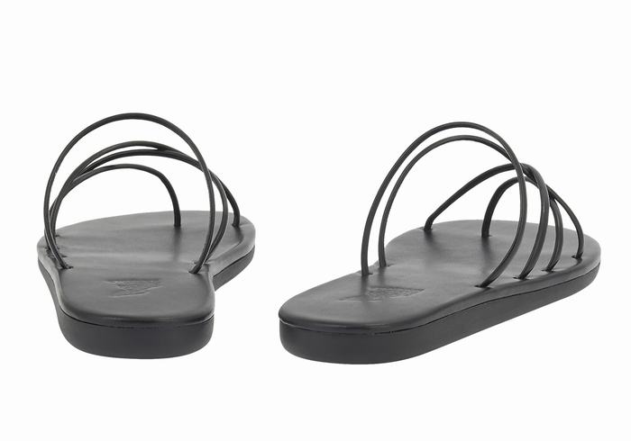Sandały Do Wsuwania Damskie Ancient Greek Sandals Pu Czarne | CXL3643GF