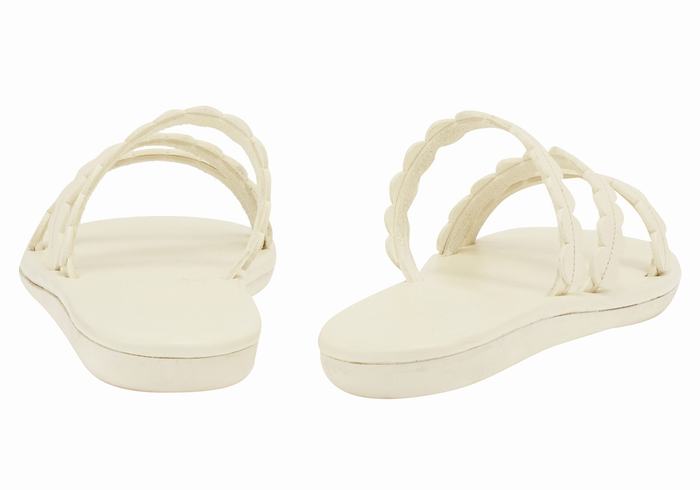 Sandały Do Wsuwania Damskie Ancient Greek Sandals Oceanis Białe | CZU5240TT
