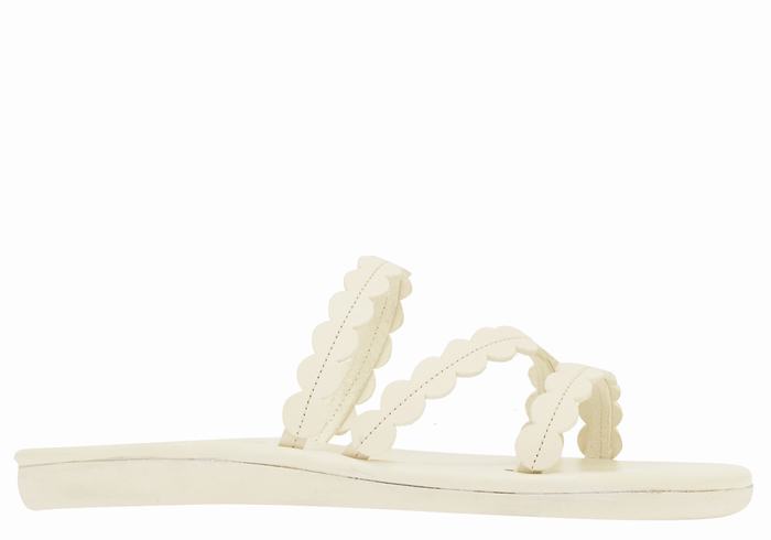 Sandały Do Wsuwania Damskie Ancient Greek Sandals Oceanis Białe | CZU5240TT