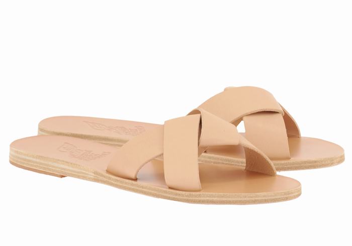 Sandały Do Wsuwania Damskie Ancient Greek Sandals Whitney Beżowe | ZKZ4693NE