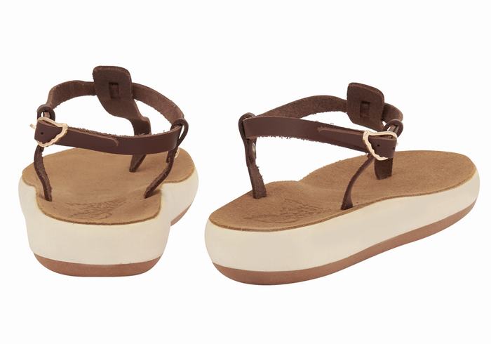 Sandały Z Paskiem Na Plecy Damskie Ancient Greek Sandals Lito Comfort Kawa | XSX6615HY
